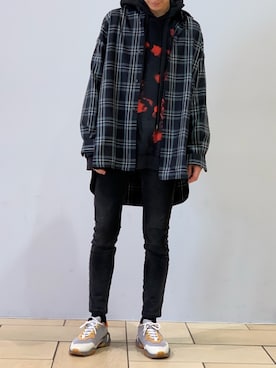 阿部まさひでさん(メンズ・176cm)の冬コーディネート