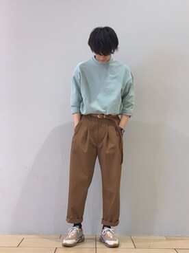 阿部まさひでさん（メンズ・176cm）の春コーディネート