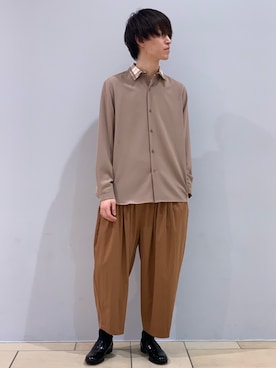 阿部まさひでさん(メンズ・176cm)の春コーディネート