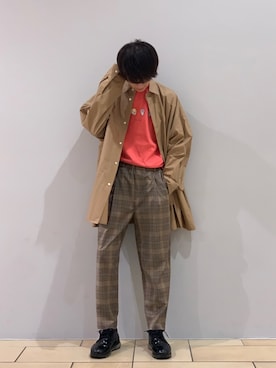 阿部まさひでさん(メンズ・176cm)の春コーディネート
