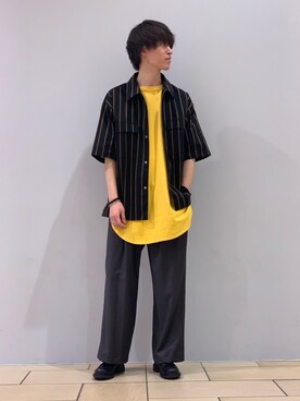 阿部まさひでさん(メンズ・176cm)の春コーディネート