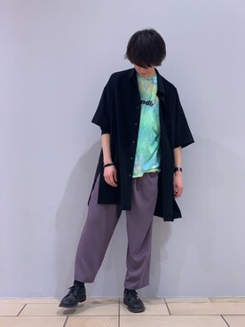 阿部まさひでさん(メンズ・176cm)の春コーディネート