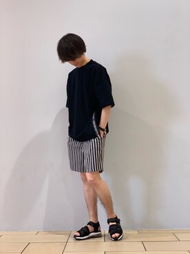 阿部まさひでさん（メンズ・176cm）の春コーディネート