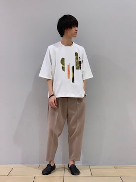 阿部まさひでさん（メンズ・175cm）の夏コーディネート