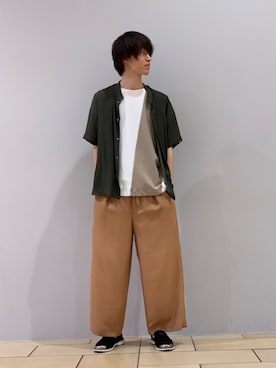 阿部まさひでさん（メンズ・176cm）の夏コーディネート