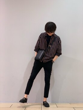 阿部まさひでさん（メンズ・176cm）の夏コーディネート