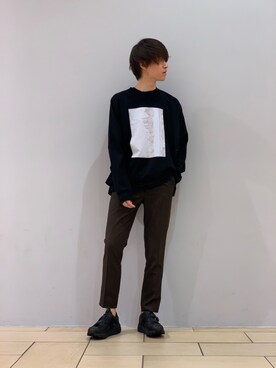 「Lui's（ルイス）のアイテム（スニーカー）」を使った、阿部まさひでさん（メンズ・176cm）の夏コーディネート