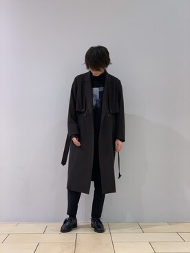 阿部まさひでさん（メンズ・176cm）の冬コーディネート