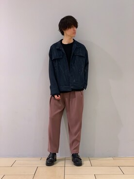「CLANE（クラネ）のアイテム（ジャケット/アウター）」を使った、阿部まさひでさん（メンズ・176cm）の冬コーディネート