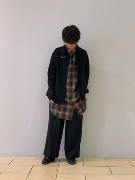 「lot holon」｜阿部まさひでさん（メンズ・176cm）の春コーディネート