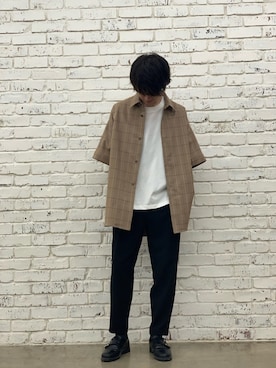 阿部まさひでさん（メンズ・176cm）の春コーディネート