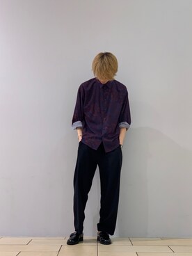 阿部まさひでさん（メンズ・176cm）の夏コーディネート