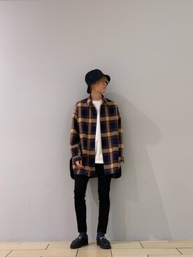 阿部まさひでさん(メンズ・176cm)の冬コーディネート