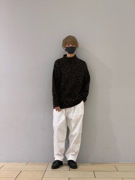 阿部まさひでさん（メンズ・176cm）の冬コーディネート