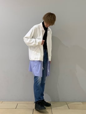 阿部まさひでさん（メンズ・176cm）の春コーディネート