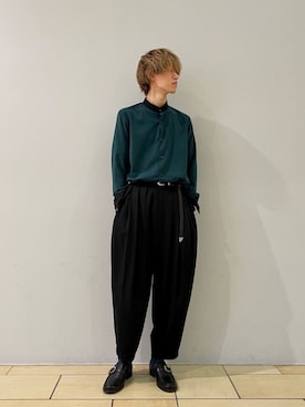 阿部まさひでさん（メンズ・176cm）の春コーディネート