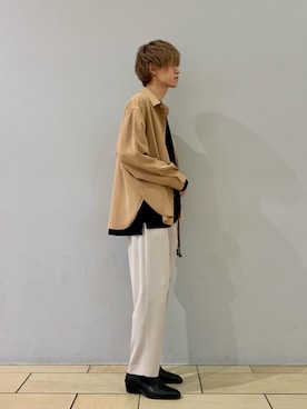 「Lui's（ルイス）のアイテム（その他）」を使った、阿部まさひでさん（メンズ・176cm）の春コーディネート