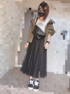 「Bou Jeloud」｜「アイテム（ジャケット/アウター）」を使った、KuruKuruさん（レディース・157cm）の秋コーディネート