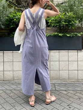 「DouDou（ドゥドゥ）のアイテム（ピアス（両耳用））」を使った、doudouminaさん（レディース・163cm）の春コーディネート