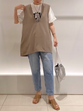 doudouminaさん（レディース・163cm）の夏コーディネート