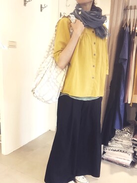 「Horn Please（ホーン プリーズ）のアイテム」を使った、迷。鹿  miluさん（レディース・163cm）の春コーディネート