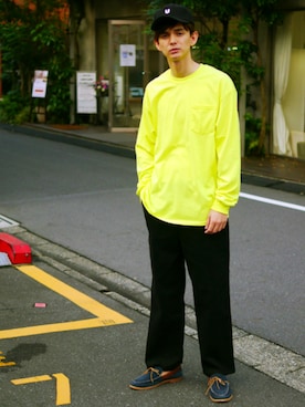 「Revo.（レボ）のアイテム」を使った、Revo.さん（メンズ・182cm）の春コーディネート