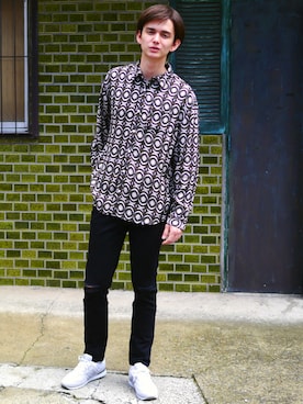 「Revo.（レボ）のアイテム」を使った、Revo.さん（メンズ・182cm）の春コーディネート