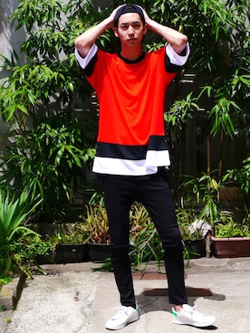 「Revo.（レボ）のアイテム」を使った、Revo.さん（メンズ・182cm）の春コーディネート