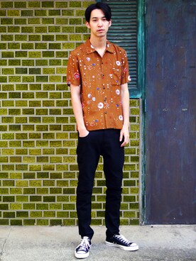 「2018ss」｜「アイテム（その他）」を使った、Revo.さん（メンズ・182cm）の夏コーディネート