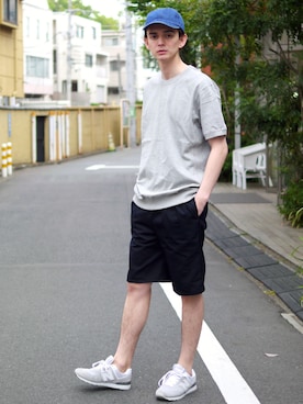 「Revo.（レボ）のアイテム（Tシャツ/カットソー）」を使った、Revo.さん（メンズ・182cm）の夏コーディネート