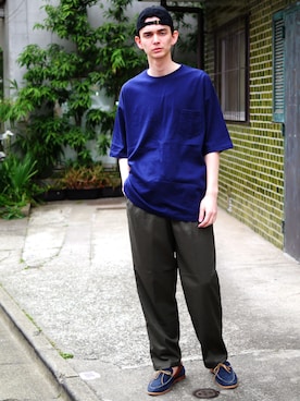 「Revo.（レボ）のアイテム」を使った、Revo.さん（メンズ・182cm）の夏コーディネート