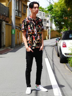 「2018ss」｜Revo.さん（メンズ・182cm）の夏コーディネート