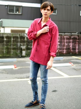 「Revo.（レボ）のアイテム」を使った、Revo.さん（メンズ・182cm）の秋コーディネート