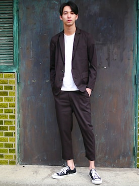 「Revo.（レボ）のアイテム」を使った、Revo.さん（メンズ・182cm）の秋コーディネート