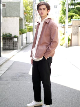 「Revo.（レボ）のアイテム」を使った、Revo.さん（メンズ・182cm）の秋コーディネート