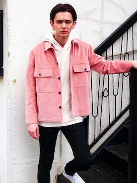 「Revo.（レボ）のアイテム」を使った、Revo.さん（メンズ・182cm）の秋コーディネート