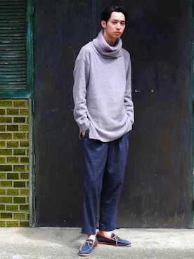 「Revo.（レボ）のアイテム」を使った、Revo.さん（メンズ・182cm）の秋コーディネート