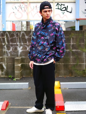 「Revo.（レボ）のアイテム」を使った、Revo.さん（メンズ・182cm）の冬コーディネート