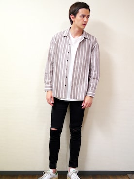 Revo.さん（メンズ・182cm）の春コーディネート