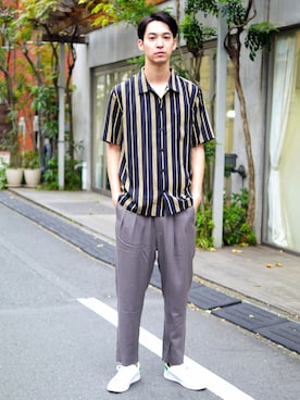 Revo.さん（メンズ・182cm）の夏コーディネート