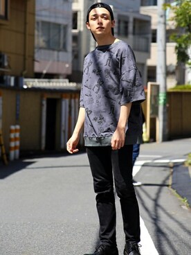 Revo.さん（メンズ・182cm）の夏コーディネート