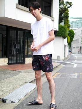 「Revo.（レボ）のアイテム」を使った、Revo.さん（メンズ・182cm）の夏コーディネート