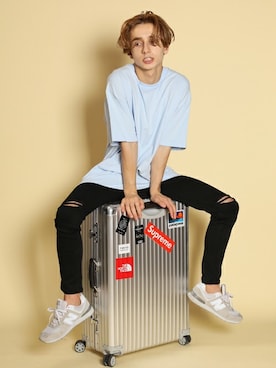 「Revo.（レボ）のアイテム」を使った、Revo.さん（メンズ・182cm）の夏コーディネート