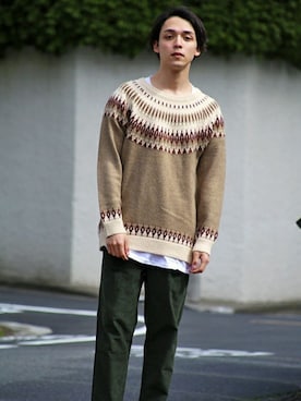 「Revo.（レボ）のアイテム」を使った、Revo.さん（メンズ・182cm）の秋コーディネート