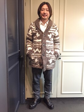 「AYUITE（アユイテ）のアイテム（ジャケット/アウター）」を使った、Ryuuutaさん（メンズ・166cm）の秋コーディネート