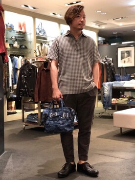 「g-stage（ジーステージ）のアイテム（トップス）」を使った、Ryuuutaさん（メンズ・166cm）の夏コーディネート