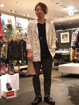 「MESSAGERIE(メッサジェリエ)のアイテム」を使った、Ryuuutaさん(メンズ・166cm)の夏コーディネート