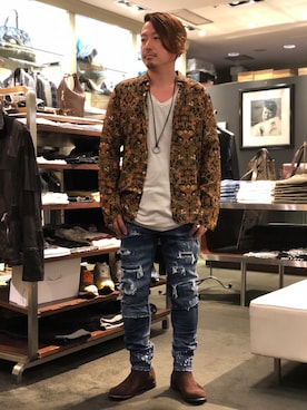 「Bevilacqua（ベヴィラクア）のアイテム」を使った、Ryuuutaさん（メンズ・166cm）の夏コーディネート