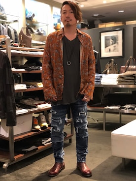 「Bevilacqua（ベヴィラクア）のアイテム」を使った、Ryuuutaさん（メンズ・166cm）の夏コーディネート