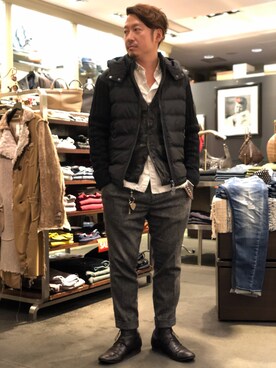 Ryuuutaさん（メンズ・166cm）の冬コーディネート